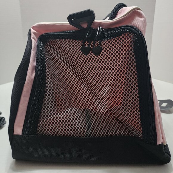 New Adidas Duffle Bag with Shoe Compartment - Pink with Black - Picture 4 of 11